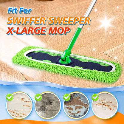 6 PCS Reusable Microfiber Mop Pads for Swiffer