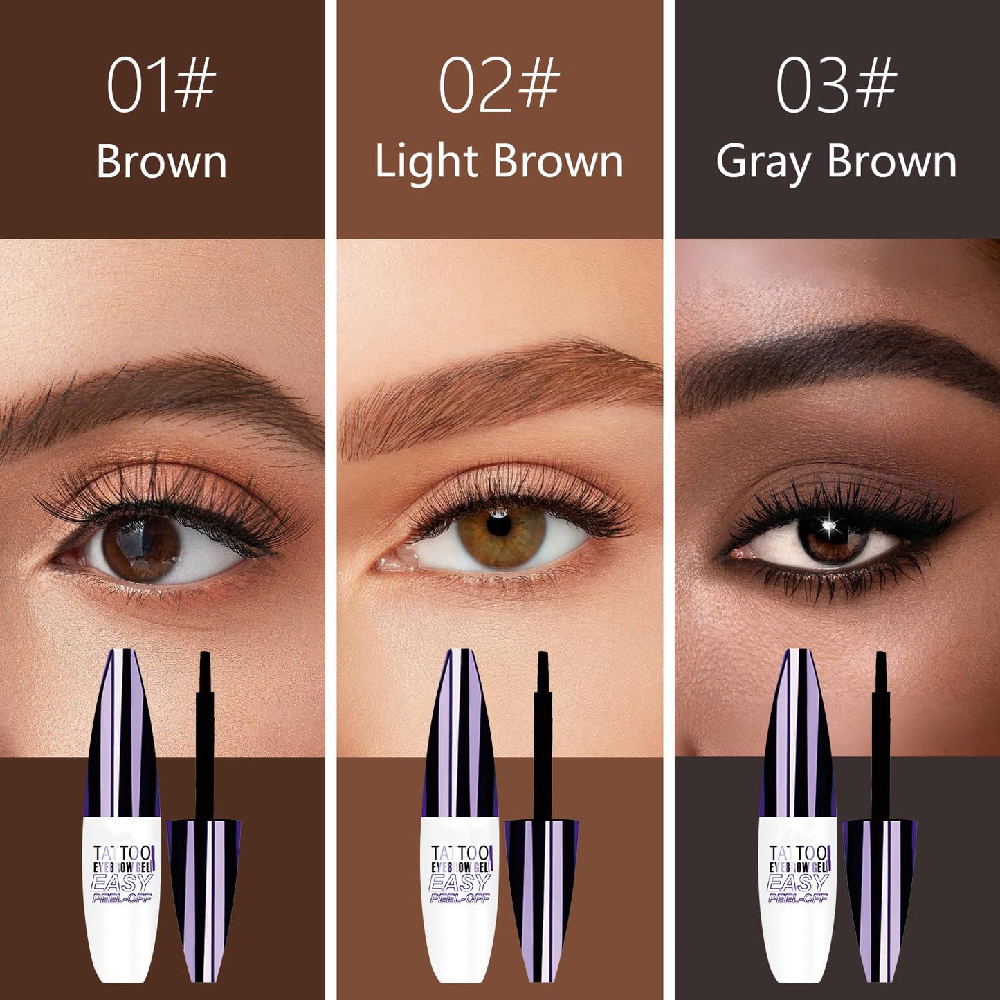 Easy Peel-Off Eyebrow Gel
