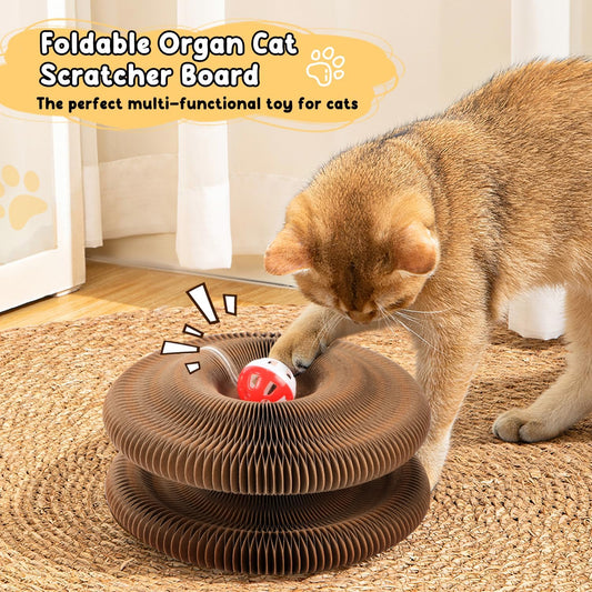 Foldable Organ Cat Scratcher Board