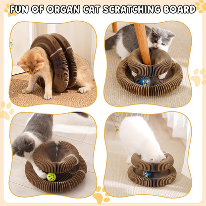 Foldable Organ Cat Scratcher Board