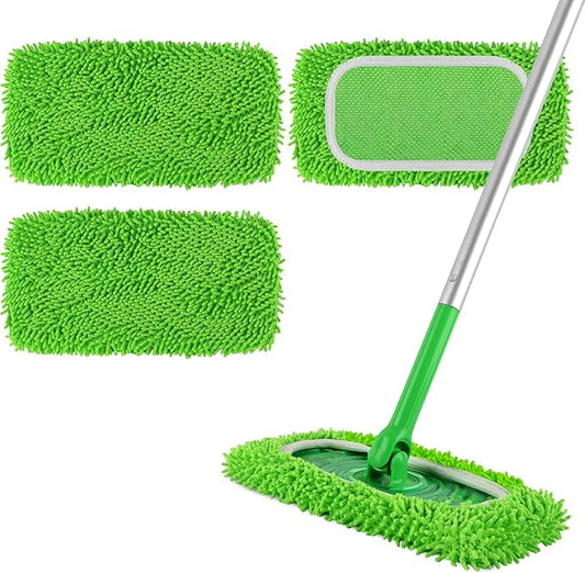 6 PCS Reusable Microfiber Mop Pads for Swiffer