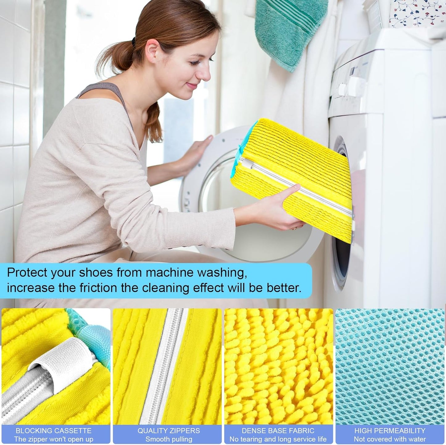 Laundry Shoe Washing Bag for Washing Machine
