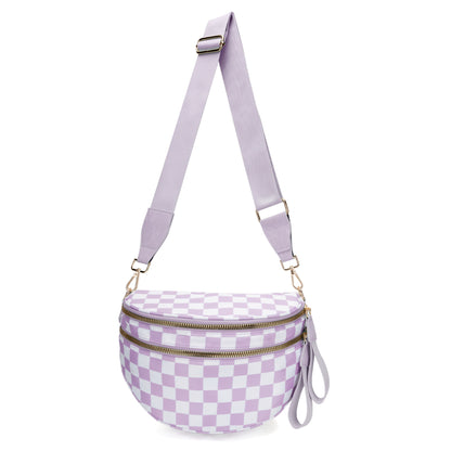 Checkered Bum Bag Crossbody