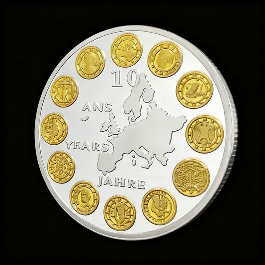 EU 10th Anniversary Commemorative Coin
