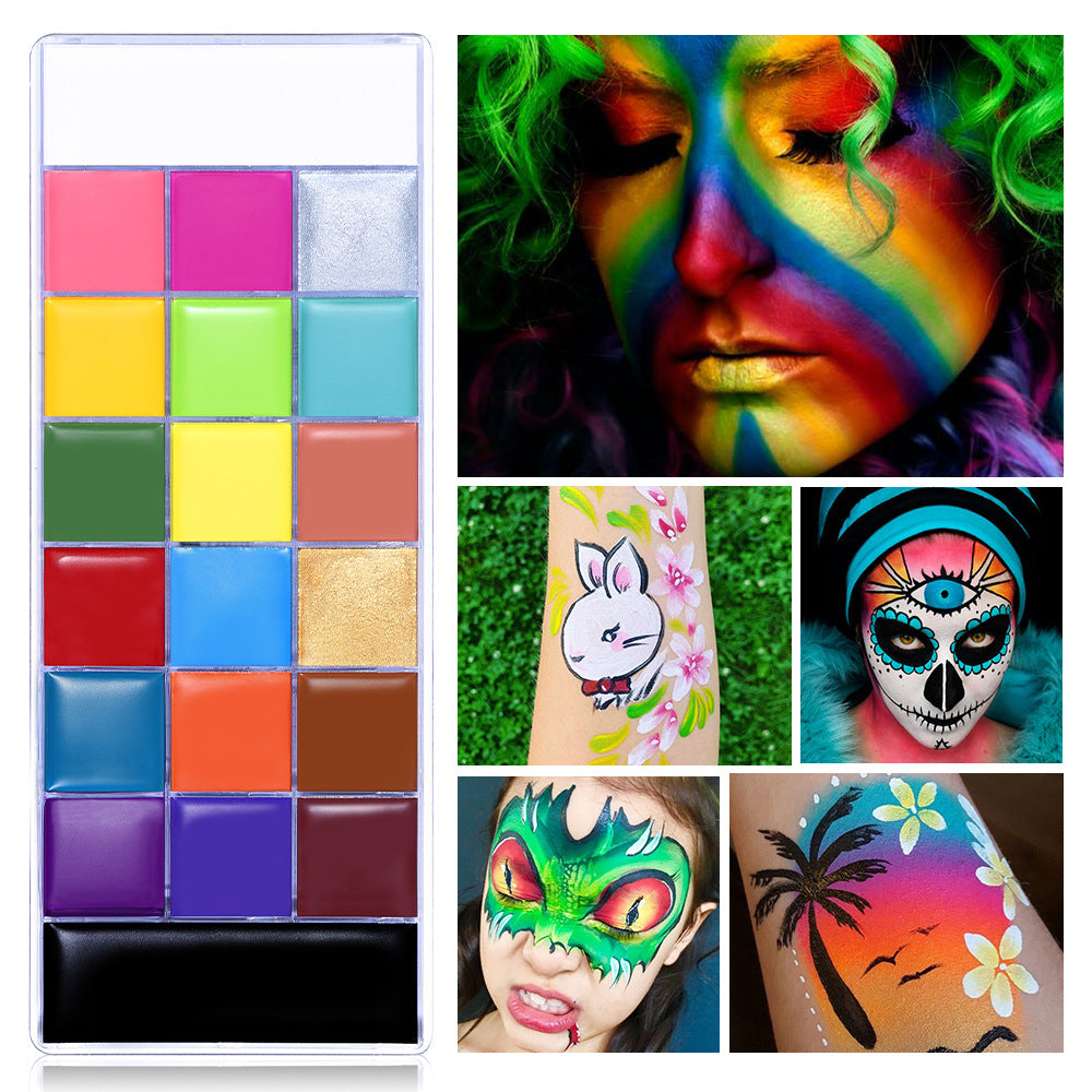 Tattoo Paint Palette - Safe Party Makeup for Halloween & Cosplay