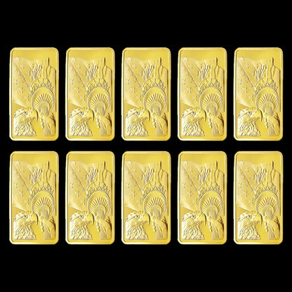 USA Eagle statue of Liberty 1 Ounce Gold Bar