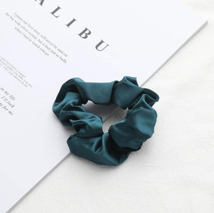 Silk Feeling Scrunchies Hairbands Hair Ties