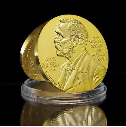 Alfred Bernhard Nobel Cold Coin