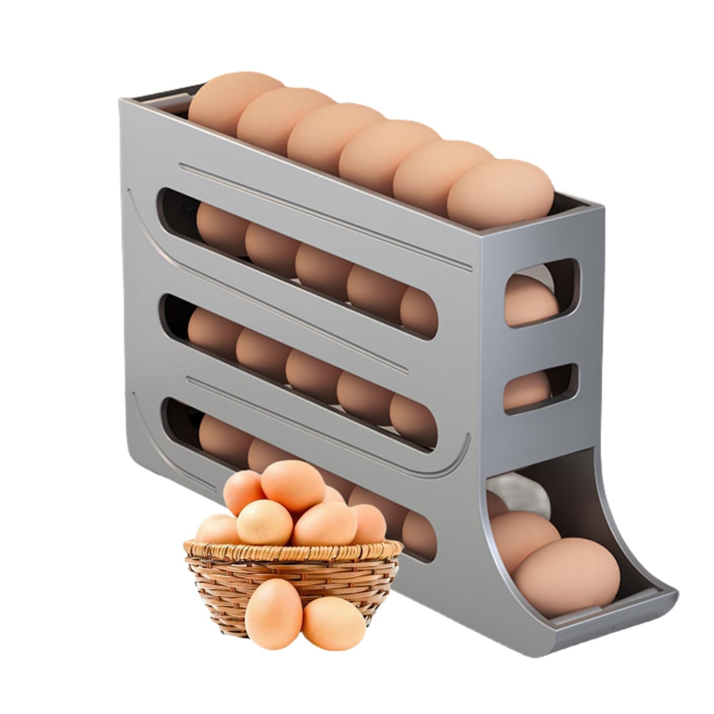 🥚4 Layer Egg Rack(Contain 28 Eggs)✨✨