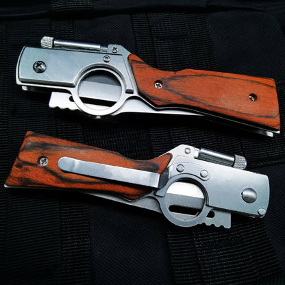 Multifunctional Outdoor Folding Knife with LED Light