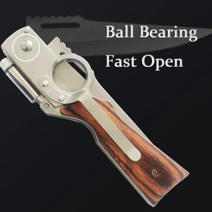 Multifunctional Outdoor Folding Knife with LED Light