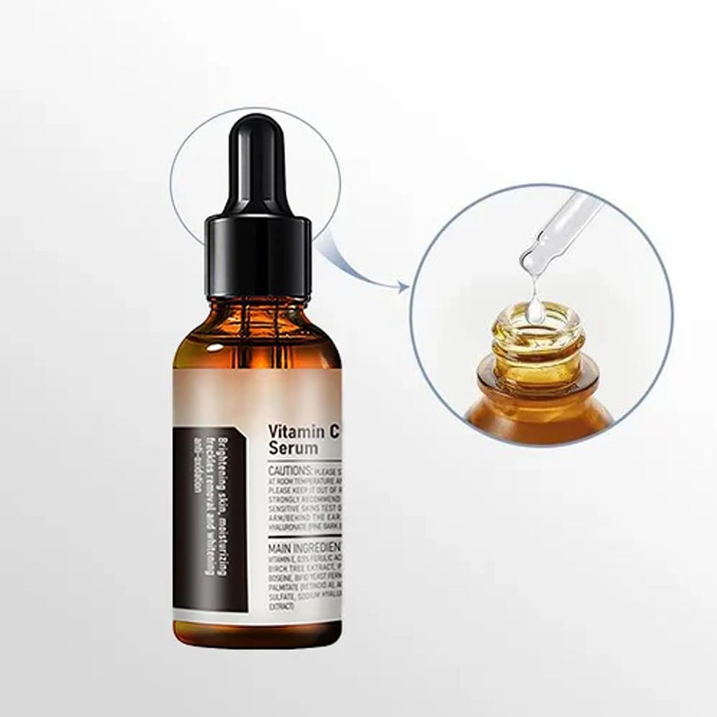 😃Vitamin C Facial Serum Essence, Hydration, Skin Moisturized（30ml）