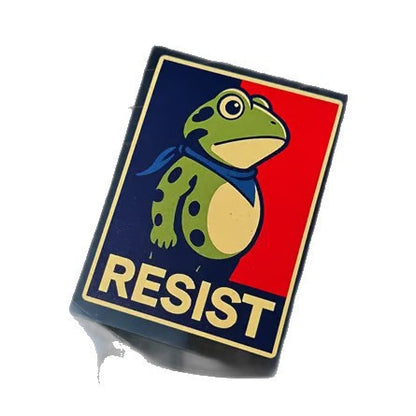 Portland Frog Protest Stickers