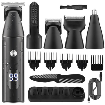 🔥💥 Full Body Trimmer 🎁✨ Electric Razor Waterproof Beard Trimming Kit with Mustache Nose Ear Body Facial 🎁