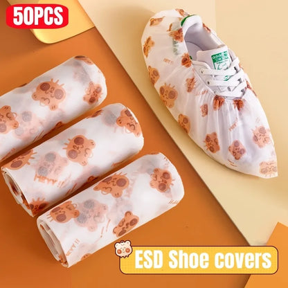 Disposable Printed Cartoon Shoe Cover 50PCS