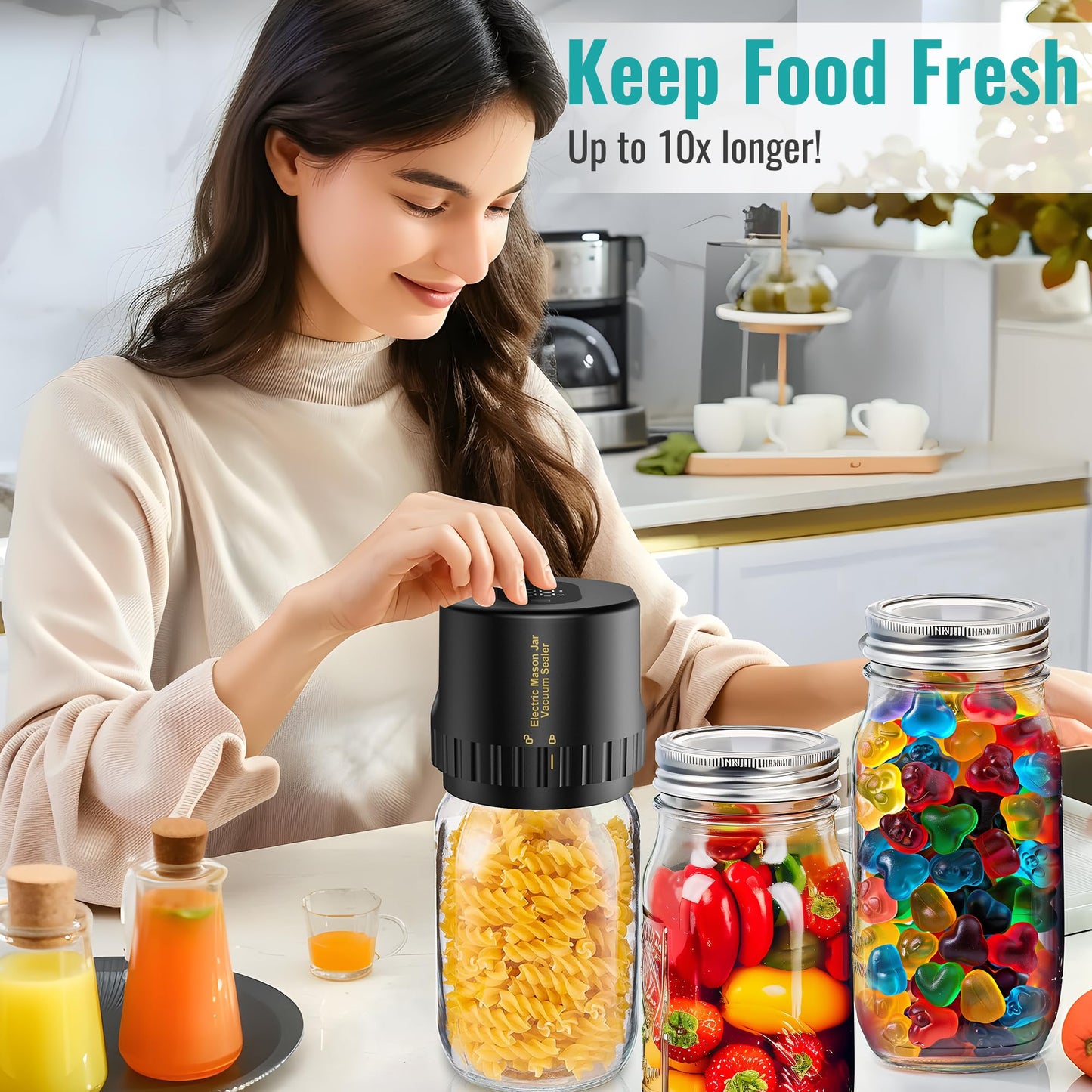 Auto Electric Mason jar Vacuum Sealer
