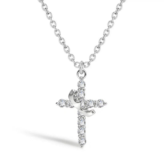 Crown Cross Necklace