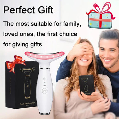 3 Color LED Face and Neck Therapy Massager