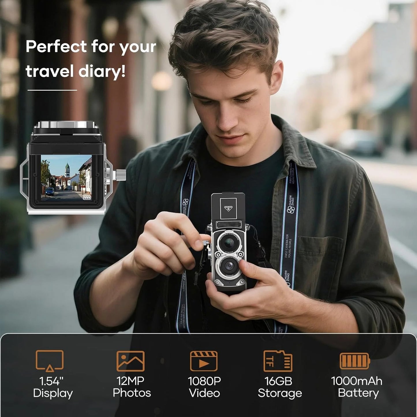 Digital TLR Retro Camera📷