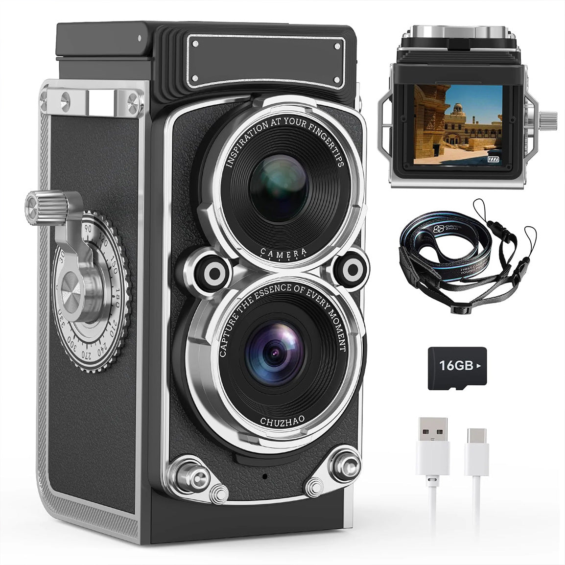 Digital TLR Retro Camera📷