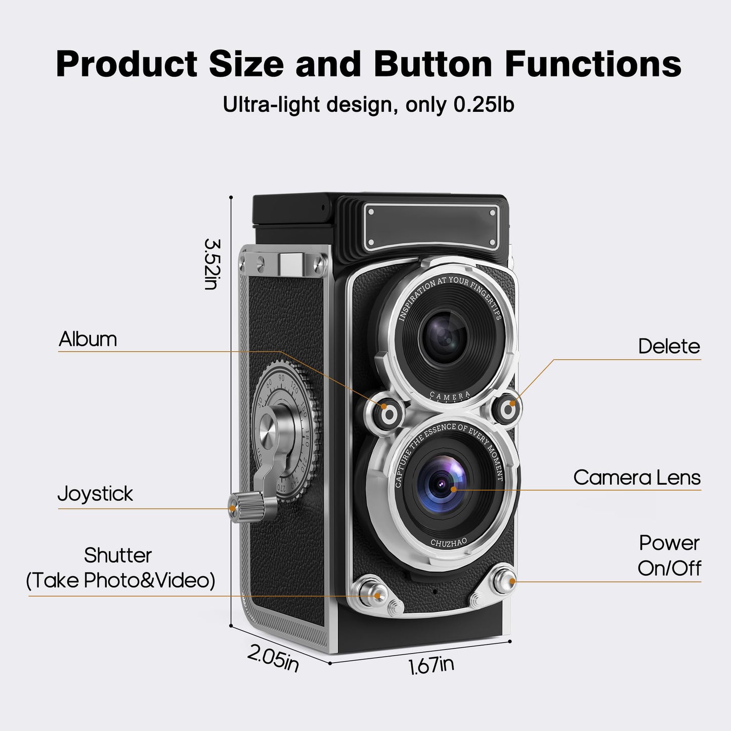 Digital TLR Retro Camera📷