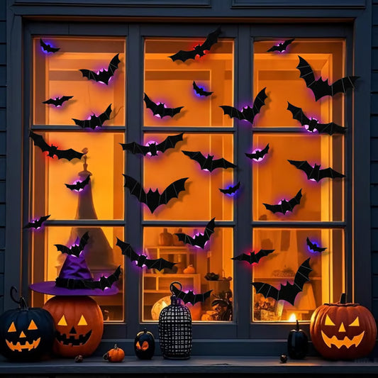 3D Bat Light Design LED Decorations🦇🎃