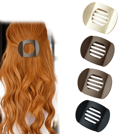 🎁Casual Versatile Solid Colour Lay Flat Hair Clip