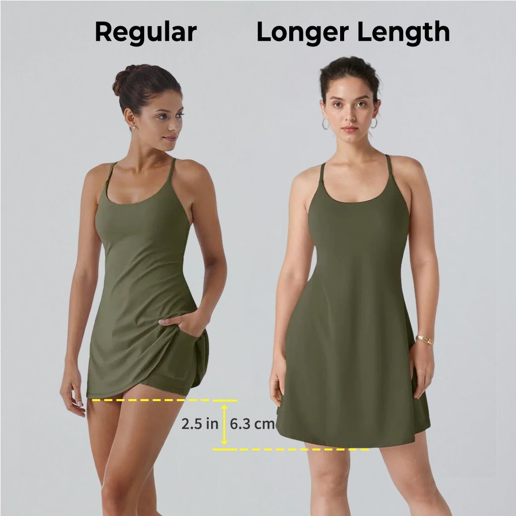 🎁Last Day 49% OFF🔥The Ultimate Tummy Control Backless Active Dress -Made for Movement & Easy Bathroom Breaks