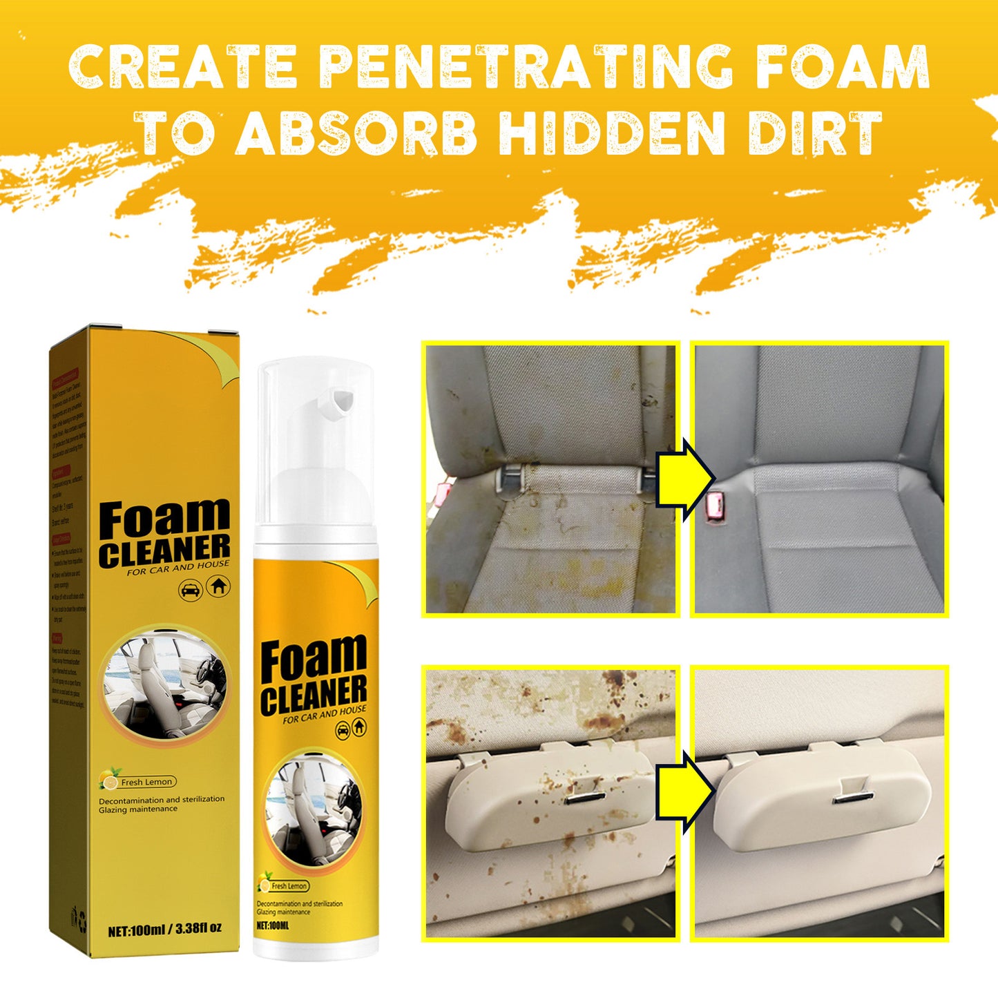 ⏰All-Purpose Rinse-Free Cleaning Spray