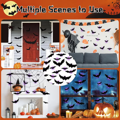 3D Bat Light Design LED Decorations🦇🎃