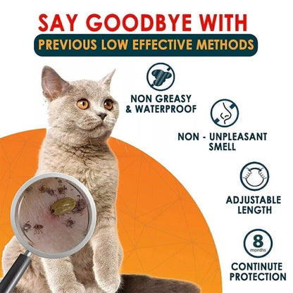 8+ Months Pet Bug Repellent Collar