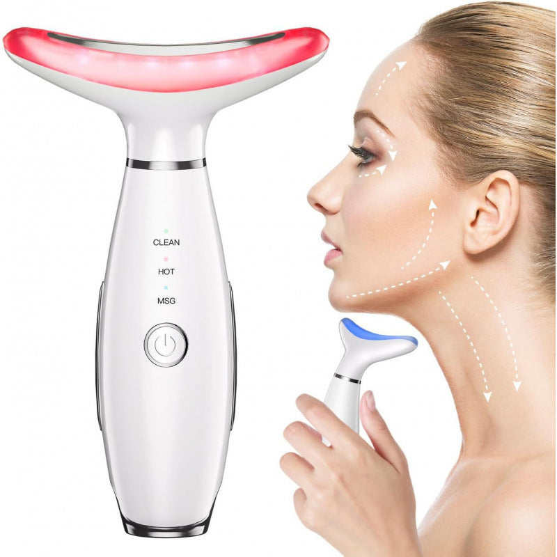 3 Color LED Face and Neck Therapy Massager