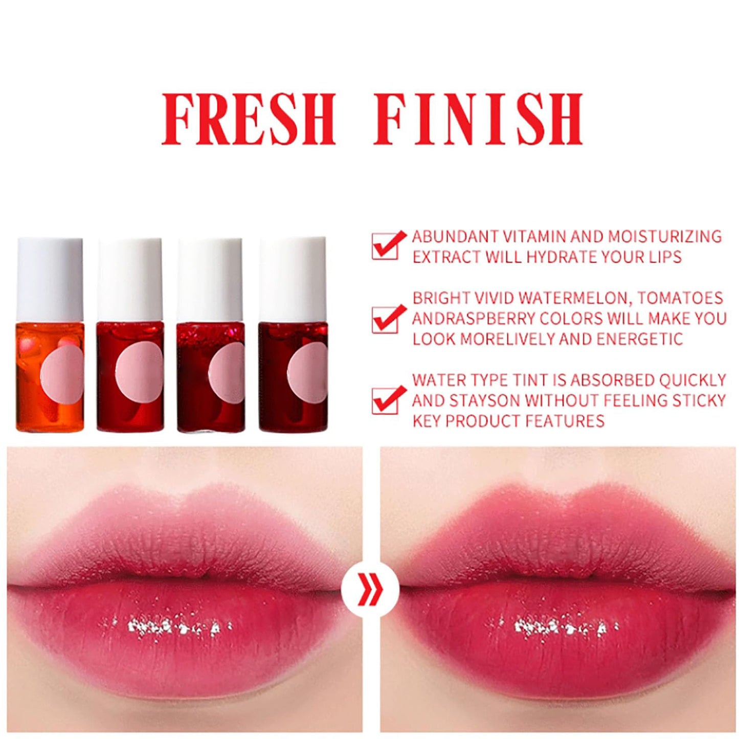 💄Moisturizing long-lasting lipstick 🍓🍎without stickiness, quick-drying lip gloss