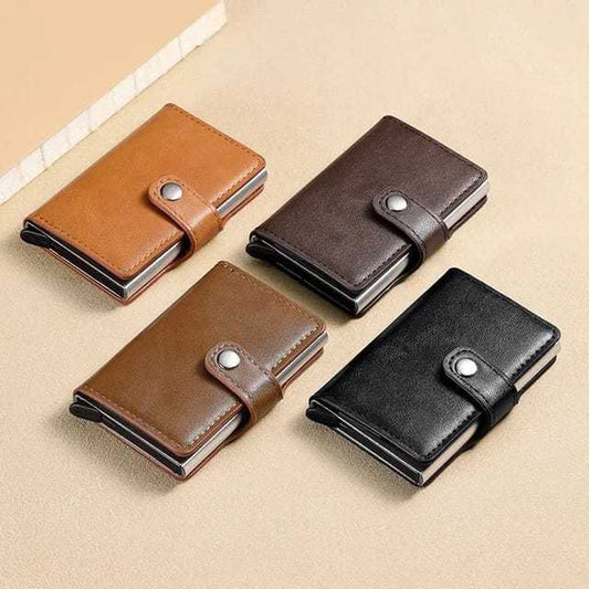 PU Leather Wallet & Pop Up Card Holder