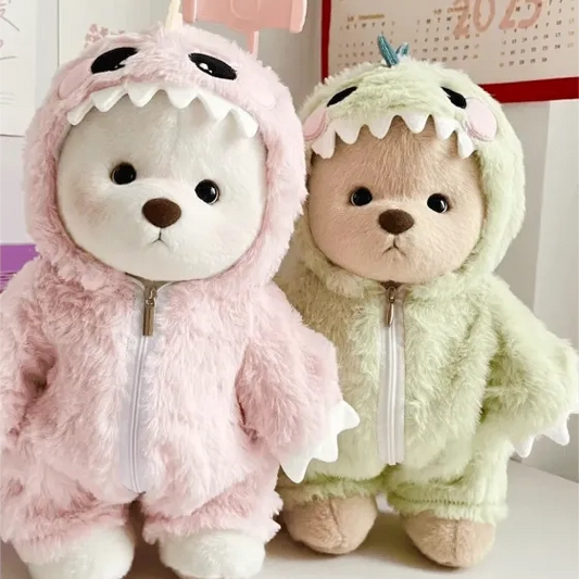 30cm Bear Doll Dinosaur Onesie