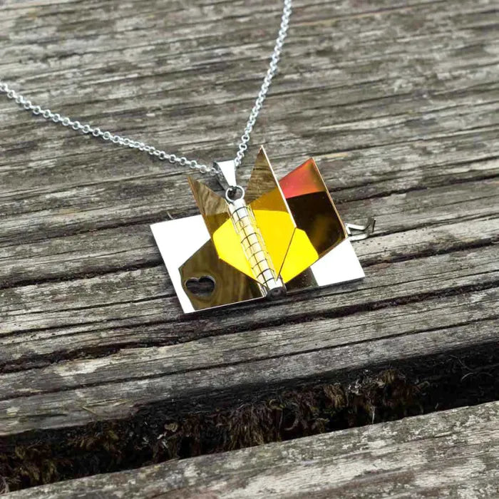 📖 Book Necklace (Your message written inside!)