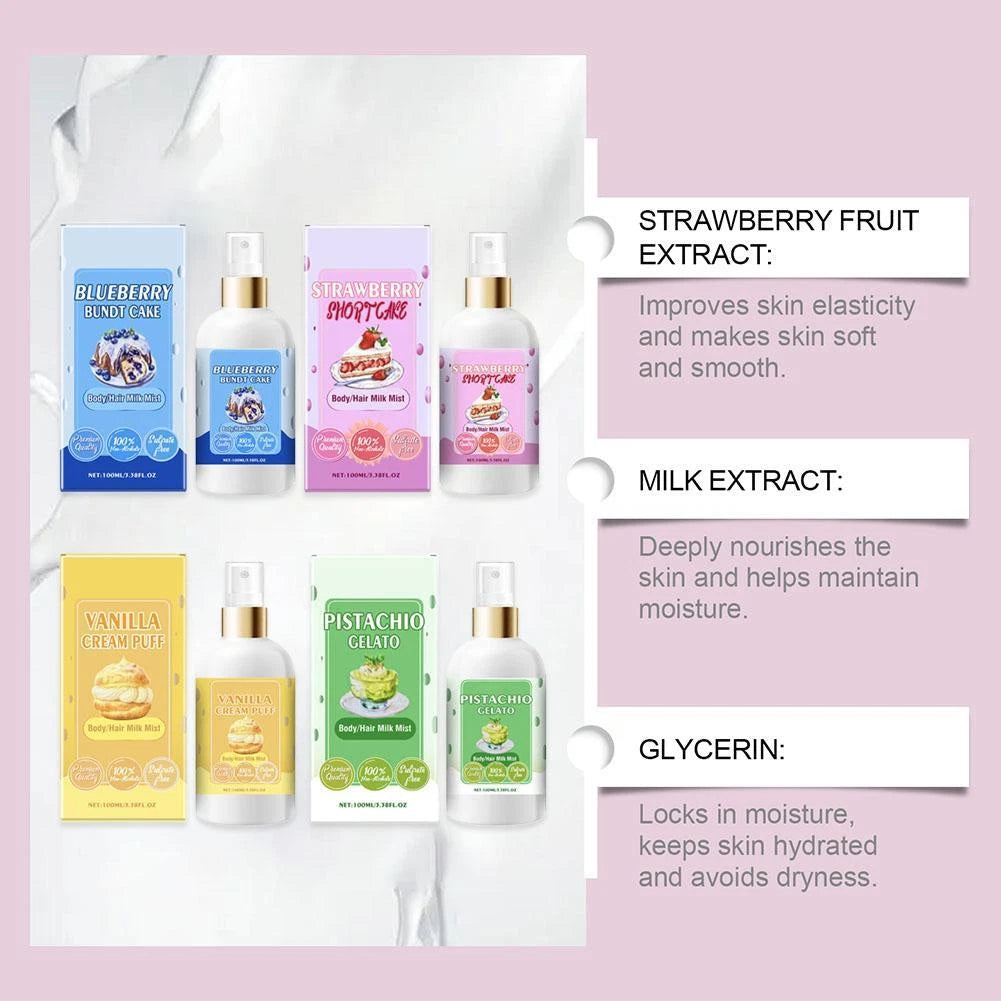🥛Body Milk Mist🌺Long-lasting Fragrance