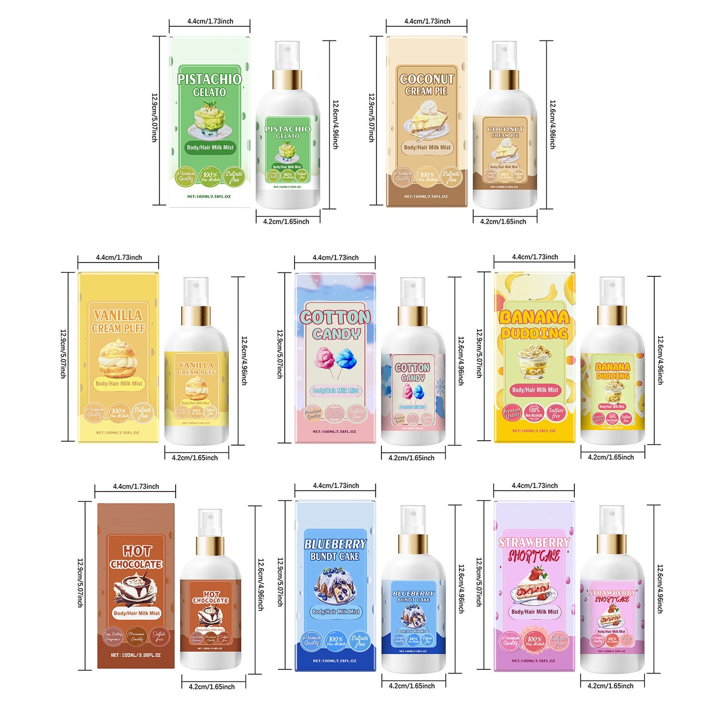 🥛Body Milk Mist🌺Long-lasting Fragrance