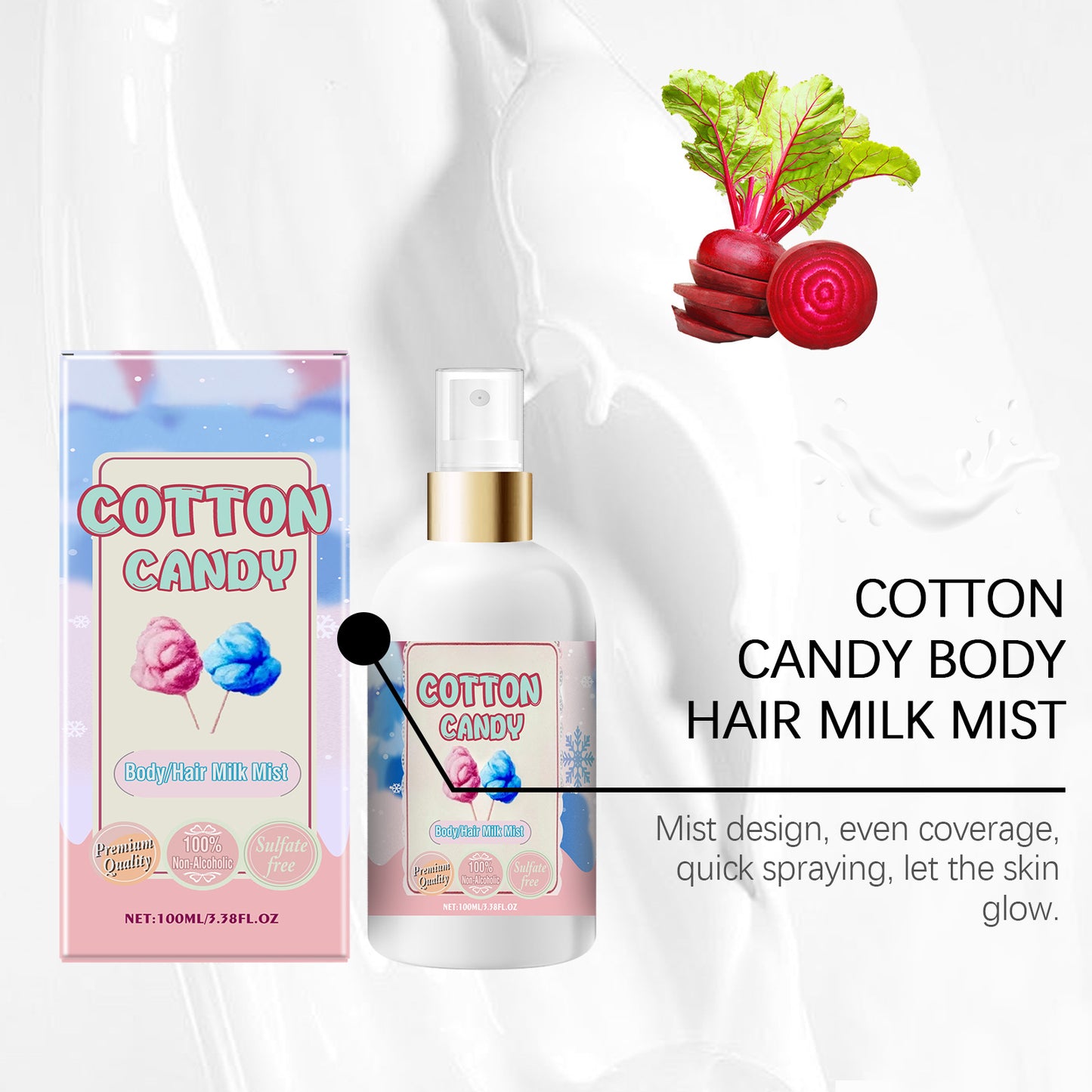 🥛Body Milk Mist🌺Long-lasting Fragrance