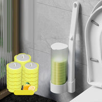 1×Toiletborstel+18×Borstelkop - LEMON