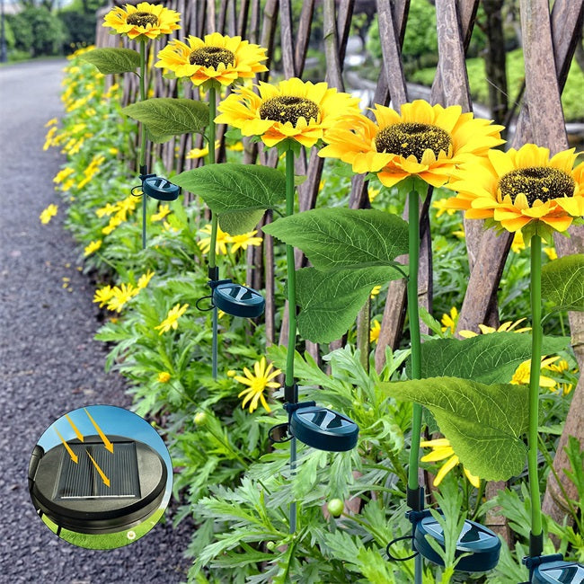 🔥Sunflower Solar Garden Stake Led Lights🌻