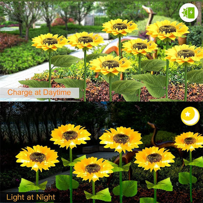 🔥Sunflower Solar Garden Stake Led Lights🌻