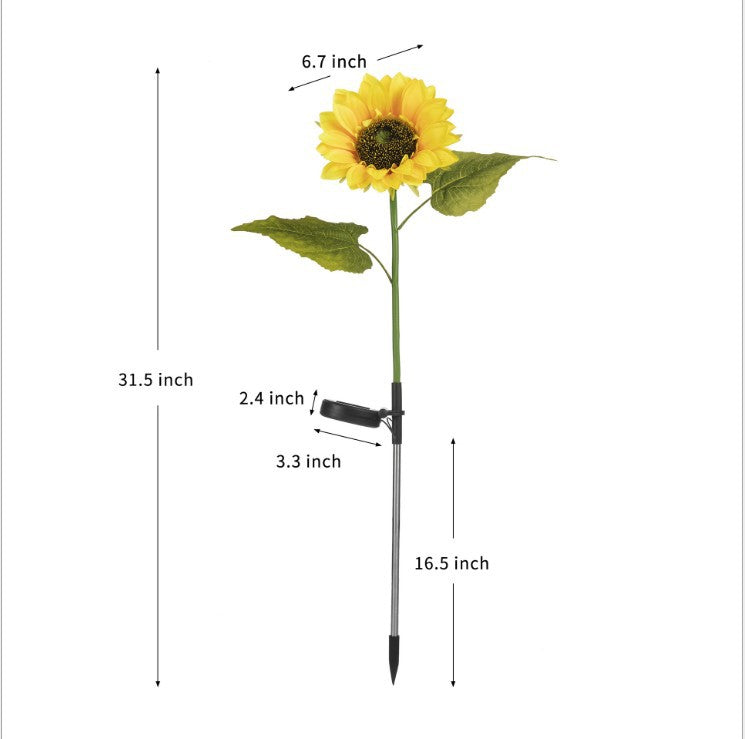 🔥Sunflower Solar Garden Stake Led Lights🌻