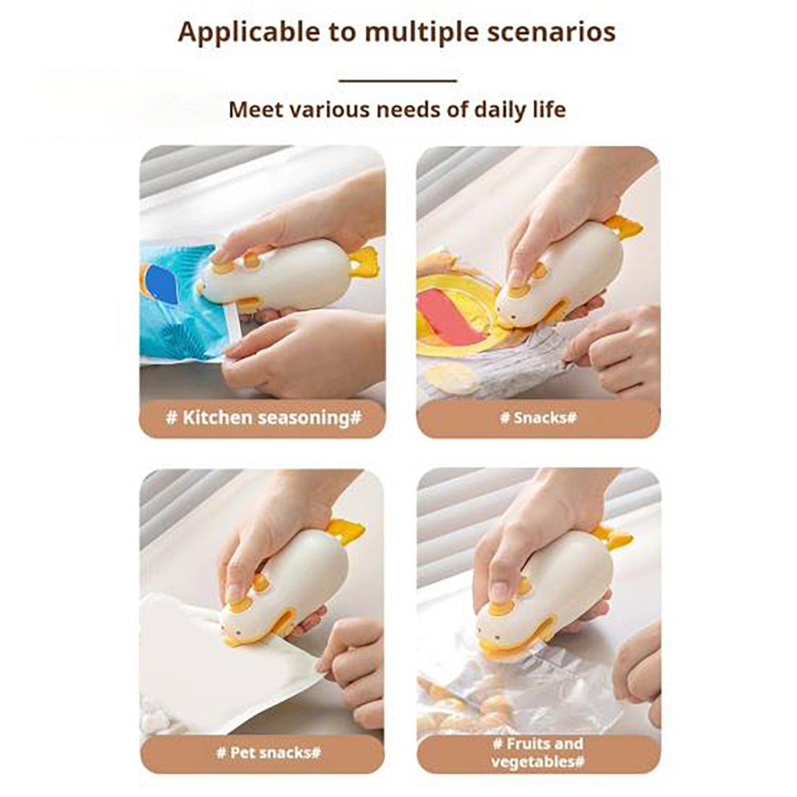 🦆Snack Sealing Machine