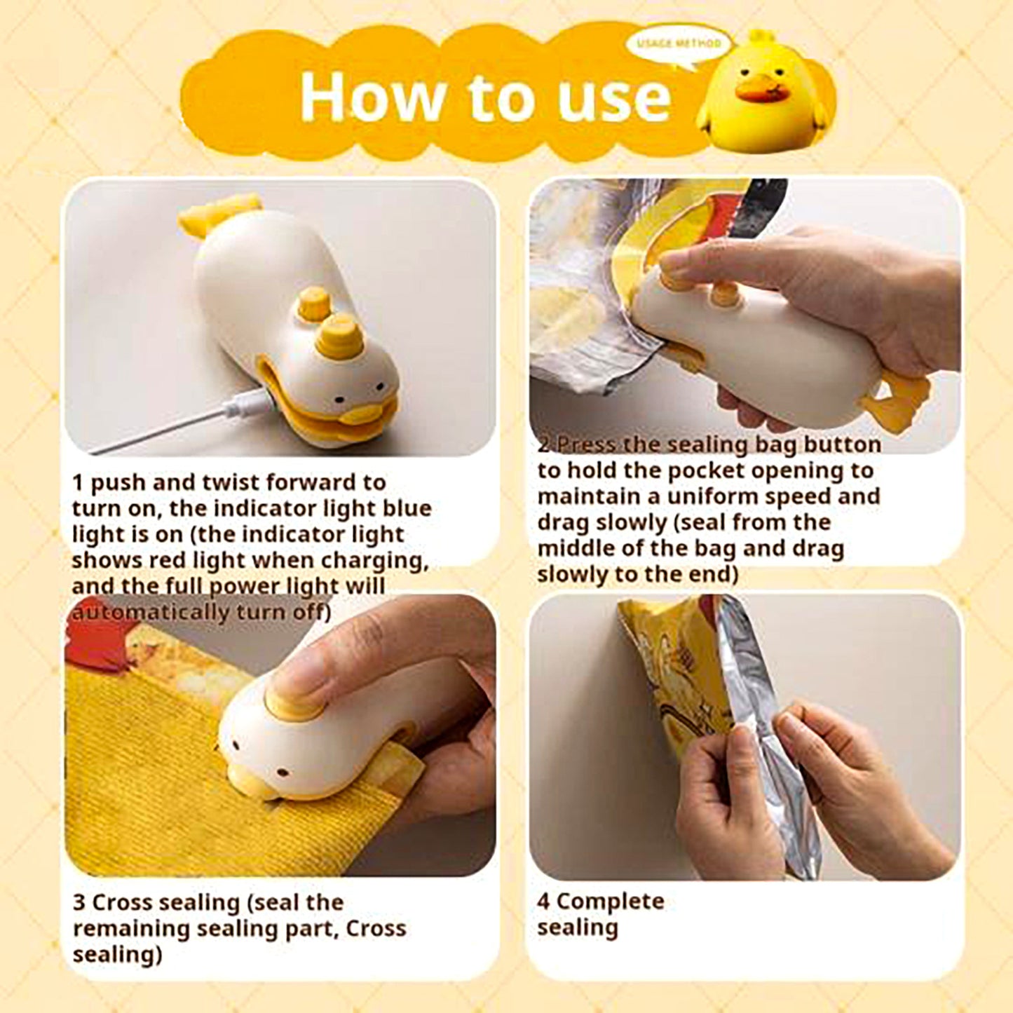 🦆Snack Sealing Machine