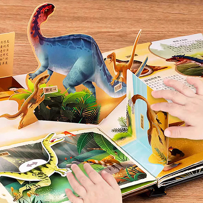 ⏰Historical Lowest Price: Save 49%-🦖3D Encyclopedia Prehistorica Dinosaurs📙HARDCOVER