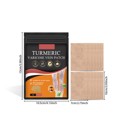 Varicose Vein Patches - Instant Relief (Pack of 12)